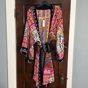 Anthropologie Zadie Velvet Robe